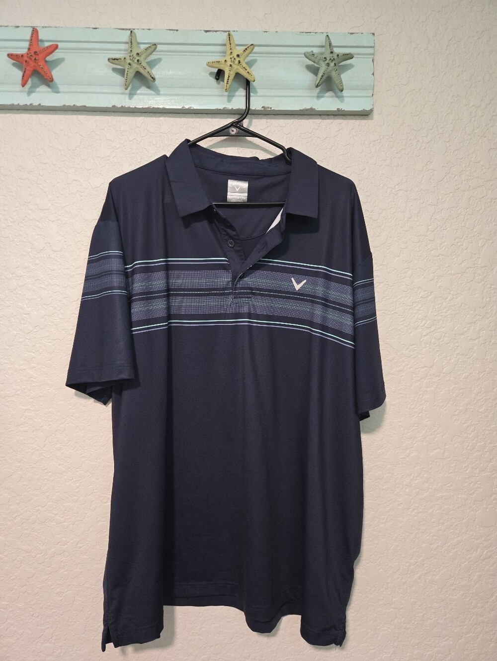 Callaway Mens Blue Polo